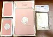 Vintage Bridge game set sealed + tally cards Seashell Lori Moritz