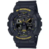 在飛比找蝦皮商城優惠-G-SHOCK CASIO 卡西歐 黑x黃雙顯腕錶 51.2