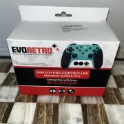 For Nintendo Switch Pro Turquoise And Black Wireless Gamepad Switch Controller