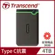 Transcend 創見 StoreJet25 M3C 4TB Type C 2.5吋行動硬碟-太空灰 (TS4TSJ25M3C)