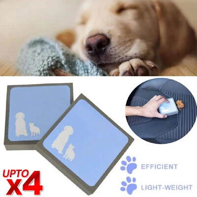 Pet Dog Hair Fur Remover Cleaner Sponge Brush Block Eraser Furniture Cleaning