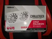 ASRock RX 6600 White, Challenger 8GB GDDR6 Graphics Card