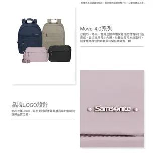 Samsonite新秀麗 筆電後背包/電腦包/雙肩包13.3吋Move 4.0女用商務極輕量尼龍(黑/藍/灰)