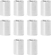 Zhooooonglf 10Pcs M3 Aluminum Spacers, Metal Spacer Aluminum Round 3.1mm ID x 5mm OD x7mm L Thickness Screw Standoff for M3 Screw Bolts Silver