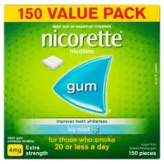 Nicorette Chewing Gum 4mg Icy Mint X 150