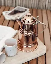 Copper French Milk Jug, Copper Milk Pitcher, Creamer, Olive Oil Cruet