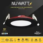NuWatt NW-P-DL-4-12W-5CT-FR-BLK 4" Fire Rated Round Canless Selectable CCT LED