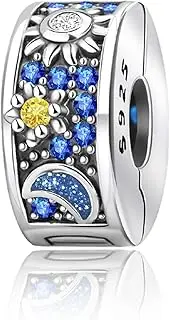 [Su-Carata] Charms Fits Pandora Bracelets 925 Sterling Silver Charms for Bracelets and Necklaces Family Letters Dangle Pendants Airplane Travel Beads Family Tree Jewelry Charms for Women