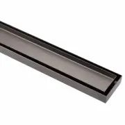600/800/900mm Gunmetal 2 Way Tile Insert Floor Drain Shower Grate 50mm Waste