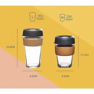 飛岳戶外-澳洲 KeepCup 軟木隨行杯 M號 L號 各色 強化玻璃杯 咖啡杯 公司貨