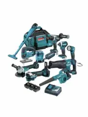 NEW Makita 18V Brushless 10-Piece Great Value Combo Kit DLX1057TX1 Batteries