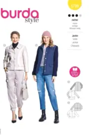 Burda 5799 Misses Jacket Sewing Pattern (2 Styles) Sizes 10-20 New!