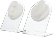 FOYTOKI Professional Ear Piercing Models Display Stand 2 Ear Models for School Teaching