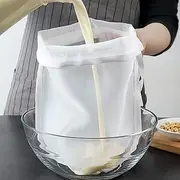 4PCS Large Size Fine Mesh Nylon Strainer for Kitchen，Cheesecloth for Straining with Handle Strainers,Extra Fine Mesh Strainer Cheese Cloths Bulk Sieve for Cooking Kitchen Tools for Straining