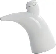 Cabilock Ceramic Seasoning Bottle White Spice Container for Kitchen Unique Design for Soy Sauce Seasoning Storage Home Restaurant Use