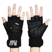 在飛比找蝦皮購物優惠-wellfit 威飛客 健身護腕手套 ninja 健身手套 