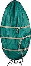 Tiny Tim Totes 83-DT5582 Premium Upright Christmas Tree Canvas Storage Cover Bag | 7.5 FT | Green, Foot