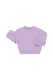 [Bonds] Bonds Kids Wide Rib Pullover in Cotton Purple Pansy Size: 3 3 Cotton Purple Pansy