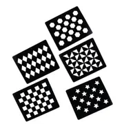 Quarter Marks Stencil Set Of 5 Markers