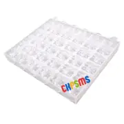 36PCS PLASTIC BOBBINS SPOOLS FOR SEWING MACHINE ACCESSORY WITH BOBBIN BOX