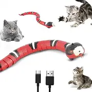 Electronic Smart Sensing Snake Cat Toy With Obstacle Avoidance Function - Interactive Pet Toy for Cats