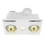 Eglo Heatflow Duo Bathroom 3 in 1 Heater Exhaust Fan Light