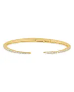 Kenneth Jay Lane Pave Open Spike Cuff Bracelet