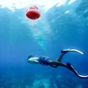 Buoy Ball with Dive Flag Inflatable Float for Swim Diving Diving