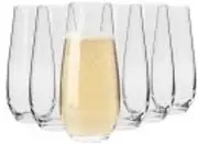 Krosno Harmony Stemless Flute 230ML 6 Gift Boxed