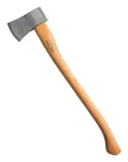 Helko Werk Scout Axe Cutting Splitting Camping Tool Germany 70cm Hickory Handle
