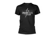 Linkin Park Unisex Adult Smoke Logo T-Shirt (Black) (XL)