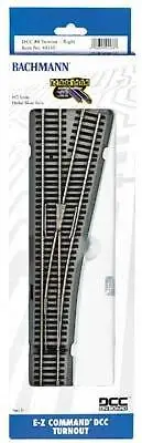 Bachmann 44140 HO Scale EZ DCC #4 Turnout Righ