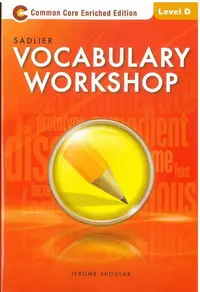 在飛比找誠品線上優惠-Sadlier Vocabulary Workshop Le