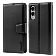 ZUSLAB for Samsung Galaxy S25 Edge Case, Hanman Leather Wallet Card Cover - Black