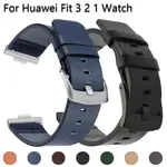 適用於華為 WATCH FIT 3 手錶配件的華為 WATCH FIT 3 錶帶智能手錶 CORREA 錶帶更換皮革錶帶