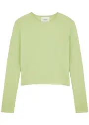 Lisa Yang Ida Cashmere Jumper - Mint - 1 1