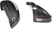 Carbon Fiber Mirror Covers Compatible For Audi B9 A4 S4 A5 S5 RS5 2017-2019 2PCS Side Replacement Mirror Cover Cap Factory Outlet(With Lane Assis)