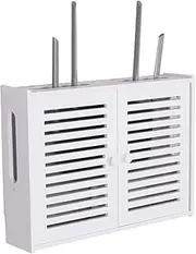 Router Storage Box WiFi Wireless Router Storage Box Wall Mounted TV Set Top Box TV Lower Row Socket Occlusion Box Simple Installation