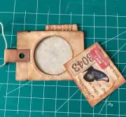 junk journal specimen tag and tab