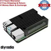 For Raspberry Pi 4B Case Raspberry Pi 4 Heatsink Case Shell Kit Aluminum Alloy