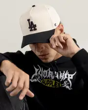 [Forty Seven] Forty Seven Men's Los Angeles Dodgers '47 Mvp Dt Snapback Cap in Natural One Size Natural