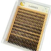 240Pcs Eyelash Clusters 10-14mm Mix Lengths False Eyelashes-40D