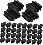 TEHAUX 40Pcs Oval Chair Leg Caps Durable Pe Furniture Protector for Desk Table Legs Design for Non Slip Scratch Prevention Versatile Accessory for Home Use