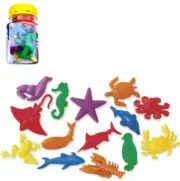 Sea Life Counters x 24 in JAR Hands On Teaching Resources for School or Home