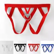 Men's Unleashed G String Lingerie Crotchless Jockstrap Thongs Underwear