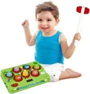 Whack a Mole Classic Game Toddler Kids Electronic Musical Learning Toy Kit