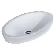 RAK Resort Semi-Inset Basin, Gloss White