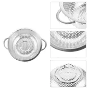 Stainless Steel Storage Basket Rice Washer Strainer Bowl Steamer