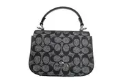 COACH Lysa Top Handle Bag Crossbody Gun Metal