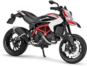 Motorcycle Model with Steering Movable Stand for DU&CA&TI for Hypermotard SP 2013 1:12 Scale Motorcycle Replicas with Authentic Details Motorcycle Model Collection Gift Toy